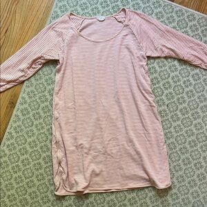 Orange Stripe Lake Nightgown S